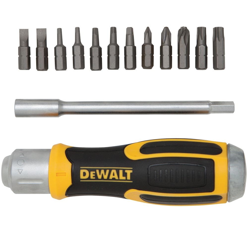 Poze Surubelnita Cu Clichet + 12 Biti DeWalt DWHT69233-0