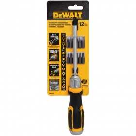 Surubelnita Cu Clichet + 12 Biti DeWalt DWHT69233-0