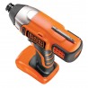 Masina de gaurit, cu impact, Black and Decker, BDCIM18N, cu acumulator, 18 V, 155 Nm, 0-3.000 rpm