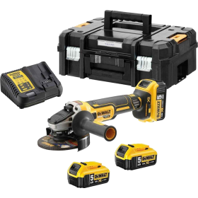 Polizor Unghiular (Flex) DeWALT, DCG405P3, 18 V, 5.0 Ah