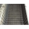 Lada depozitare terasa, de exterior, pentru jucarii, perne, cu capac rezistent, material plastic polipropilena, culoare grafit, Keter Rockwood, dimensiuni 155x72,4x64,4 cm, capacitate 570 L 