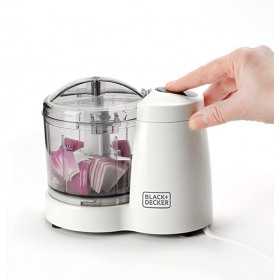 Blender alb 2 trepte de viteza Black+Decker 350 Ml 120W
