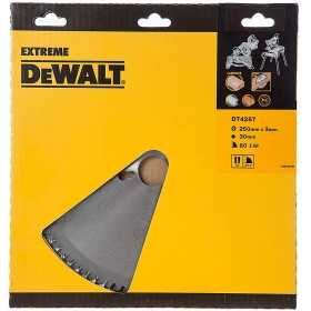 Disc Taiere DeWalt DT4287, 250 x 30 mm, 80 Dinti, Vidia Neg Atb