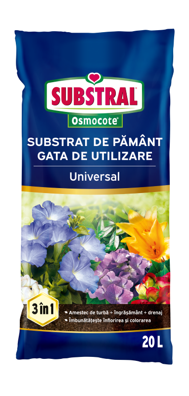 Substrat de Pamant universal Substral Osmocote 20 L Substral imagine 2022 by aka-home.ro