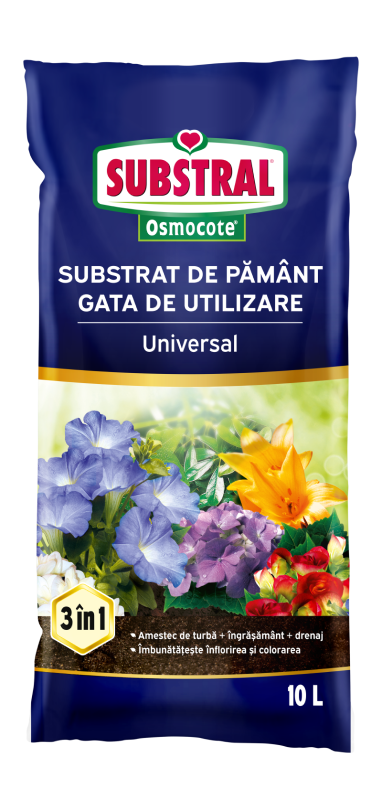 Poze Substrat de Pamant universal Substral Osmocote 10 L