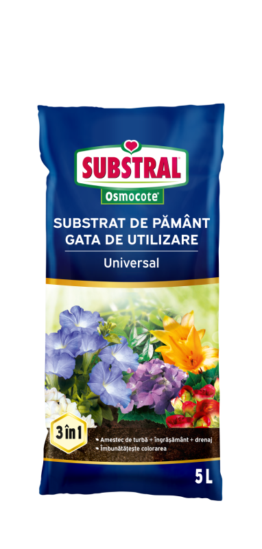 Substrat de Pamant universal Substral Osmocote 5L Substral imagine 2022 by aka-home.ro