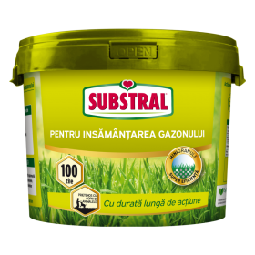 Ingrasamant gazon de lunga durata 100 de zile pentru insamantarea ierbii Substral 10 Kg