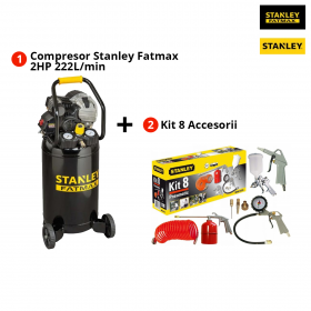 Pachet Stanley: Compresor FatMax HY 227/10/30V + Kit Accesorii 9045671STN