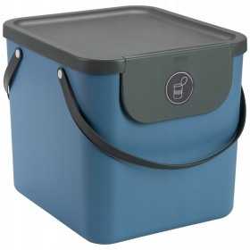 Cos colectare selectiva albastru inchis Rotho Albula 40 L