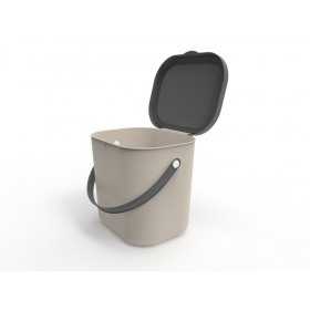 Cos colectare selectiva cappuccino Rotho Albula 6 L