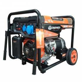 Generator Curent Electric Daewoo GDKM13500E, 230 V, Monofazic, Benzina, 9 kW, AVR