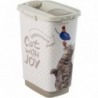 Container hrana pisici plastic imprimeu Rotho Cody 25 L 