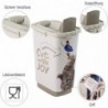 Container hrana pisici plastic imprimeu Rotho Cody 25 L 