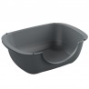 Litiera din plastic gri inchis Rotho Bella 56X39.5X19 cm 