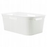 Cos rufe plastic rectangular alb Rotho Brisen 