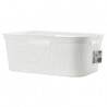 Cos rufe plastic rectangular alb Rotho Brisen 
