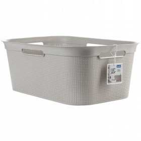 Cos rufe plastic rectangular cappuccino Rotho Brisen