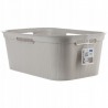 Cos rufe plastic rectangular cappuccino Rotho Brisen 