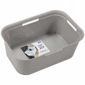 Cos rufe plastic rectangular cappuccino Rotho Brisen