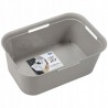 Cos rufe plastic rectangular cappuccino Rotho Brisen 