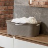 Cos rufe plastic rectangular cappuccino Rotho Brisen 