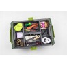 Organizator pentru cutie depozitare plastic, gospodarie, garaj, Rotho, Evo Total, unelte, negru, maner, 36.5x7.3x51.6cm, rezistent la socuri, 30L, 44L, 65L