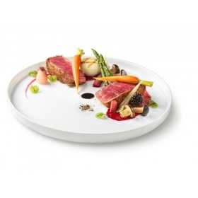 Platou rotund opal Bormioli Grangusto Alta Cucina Ita 27 cm