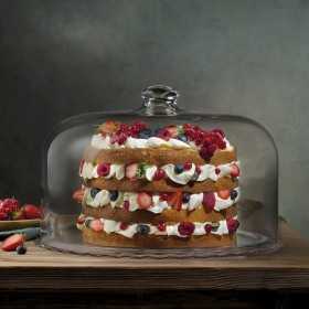 Platou servire rotund sticla temperata maxi Pasabahce Patisserie 37cm