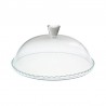 Platou servire rotund sticla cu capac Pasabahce Patisserie 32cm 