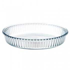Set 2 tavi din sticla termorezistenta rotunde Pasabahce Borcam 1720 ml si 2950 ml