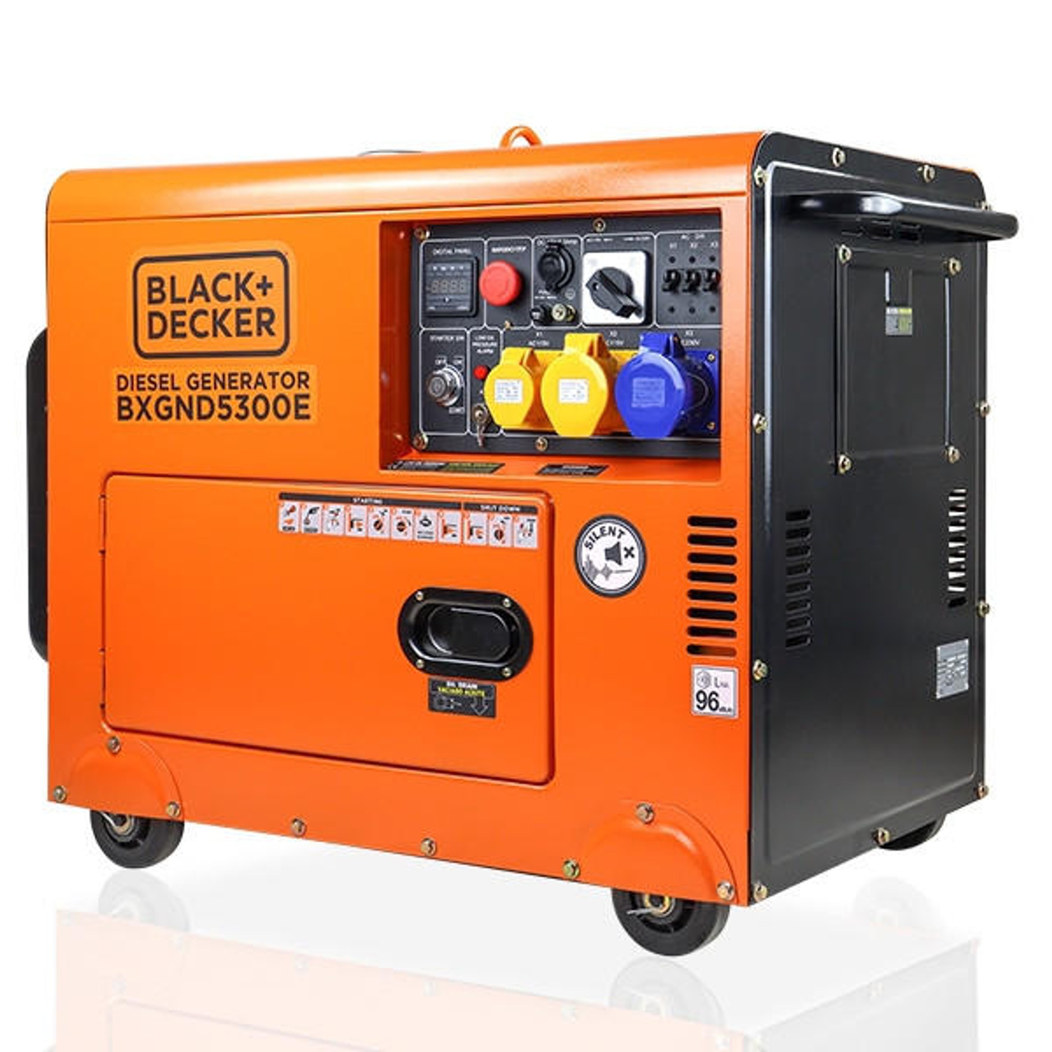 Generator Curent Electric Diesel Black+Decker BXGND5300E 5300 W ATS 5300