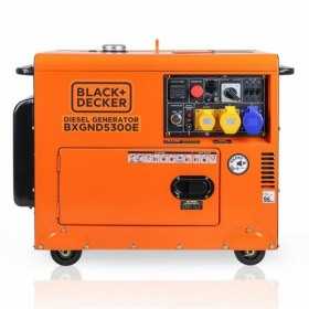 Generator Curent Electric Diesel Black+Decker BXGND5300E, 5300 W, mufa ATS
