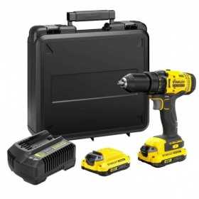 Masina gaurit, Stanley Fatmax, SFMCD700C2K, cu acumulator, 18 V, 50Nm, 1500 rpm