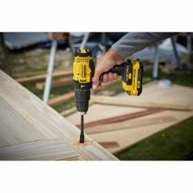 Masina de gaurit, cu percutie, Stanley Fatmax, SFMCD711C2K, cu acumulator, 18 V, 50Nm, 1500 rpm