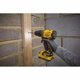 Masina gaurit, cu percutie, Stanley Fatmax, SFMCD715D2F, cu acumulator, 18 V, 60 Nm, 1900 rpm