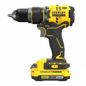 Masina de gaurit, cu percutie, Stanley Fatmax, SFMCD721D2K, cu acumulator, 18 V, 80 Nm, 2100 rpm