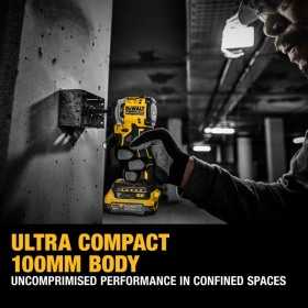 Masina compacta cu impact cu 2 acumulatori 18V 1.7 XR - DeWalt DCF850E2T