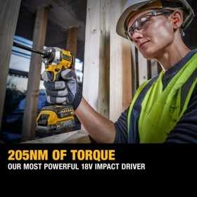Masina compacta cu impact cu 2 acumulatori 18V 1.7 XR - DeWalt DCF850E2T
