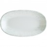 Platou oval portelan alb Bonna Iris 15 x 8.5 cm 
