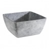 Bol melamina patrat gri APS 25x25 cm 3.8 l 