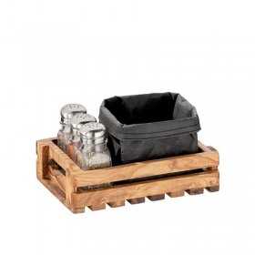 Cutie servire lemn Olive APS 22 x 15 x 6 cm