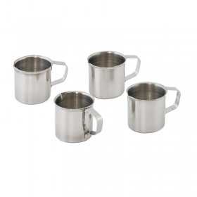 Set 4 mini cani inox APS 3.5 cm x 3.5 cm, 0.02 l