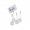 Set 4 piese stoppere Acryl APS 3 x 3 x 12 cm 