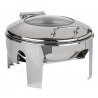 Chafing dish inductie cu capac sticla hidraulic APS 46 x 50 x 30 cm, 6 l 