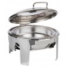 Chafing dish inductie cu capac sticla hidraulic APS 46 x 50 x 30 cm, 6 l 