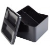 Frapiera polipropilena negru APS 27 x 27 x 15 cm