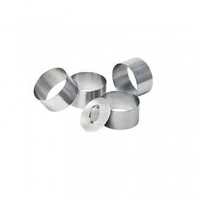 Inel inox pentru decorare APS, set 5 bucati, 8 x 4.5 cm