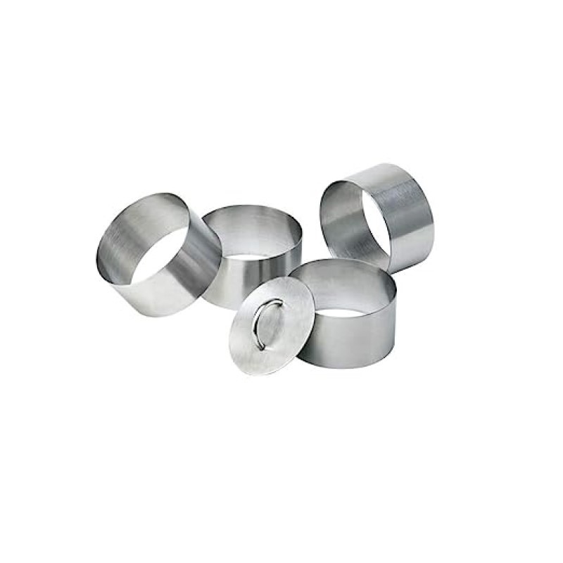 Poze Inel inox pentru decorare APS set 5 bucati 8 x 4.5 cm
