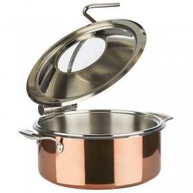 Chafing dish inductie cooper APS 30.5 x 17.5 cm, 4 l