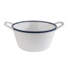 Bol melamina alb cu manere APS 21.5. x 9.5 cm 1 l 